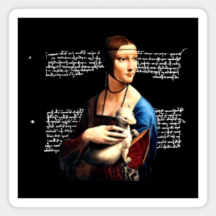 Leonardo da Vinci Lady with Ermine Magnet